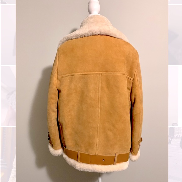 Leather jacket. 100% real fur - Picture 7 of 11